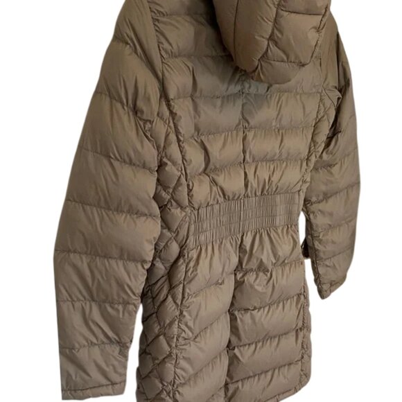 Michael Kors beige packable quilted puffer jacket size M - Picture 6 of 12